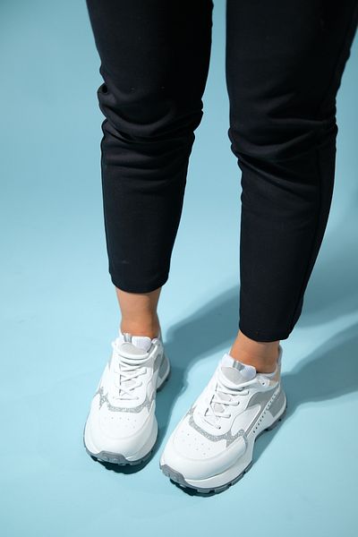 LuviShoes BEACH Alb Gri Pantofi sport damă 