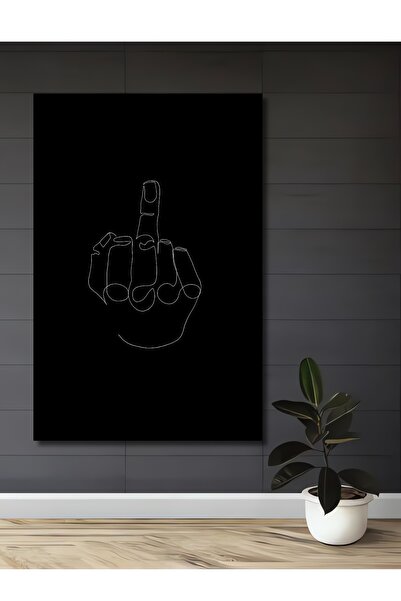 Teona Ahşap Ahşap Dekoratif Soyut Çizim Nah İşareti İllüstrasyon Kare Şeklind...