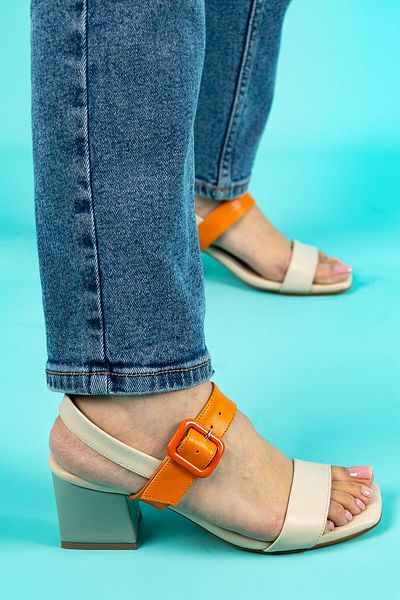Getcho Capelo Women's Colorful Thick Heel Shoes