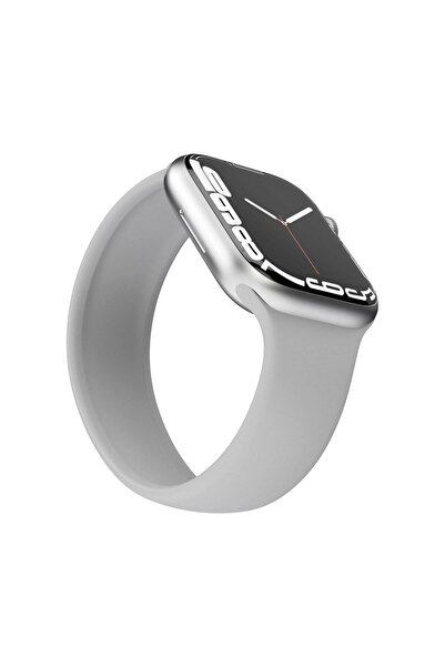 VONMAEHLEN Vonmahlen Solo Loop 42 mm / 44 mm / 45 mm / 49 mm Band S Açık Gri