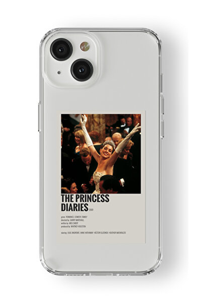 Space Star iPhone 13 Uyumlu The Princess Diaries Minimalist Poster Tasarım Ba...