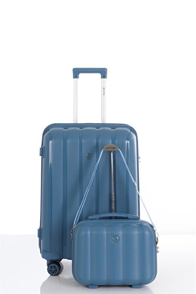 MÇS Polipropilen 2'li Valiz Seti Orta & Makyaj V305