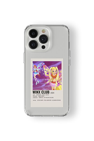 Space Star iPhone 14 Pro Max Uyumlu Winx Club Minimalist Poster Tasarım Baskı...
