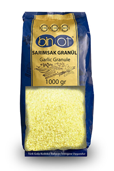 Binot Sarımsak Granül 1000 gr Ekonomik Paket (1 KG GARLİC GRANULE)