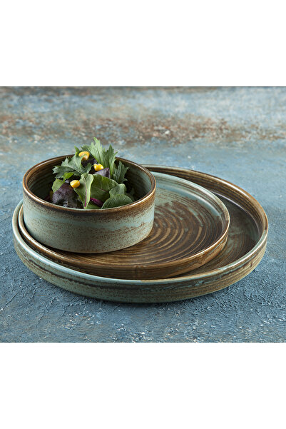 Bonna Porselen Coral Düz Tabak 28 Cm 6'lı Takım Crl28dz