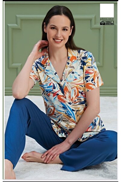 Over Sleep by Poleren Короткий рукав Віскозний піжамний комплект