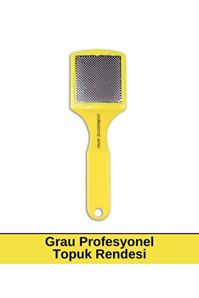 Grau Büyük Boy Ekstra Sağlam Topuk Rendesi Paslanmaz Çelik - Türk Malı