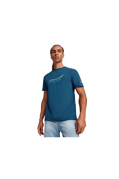 Puma Ανδρικό μπλουζάκι Casual Mapf1 Ess Car Graphic Tee 62375907 Μπλε