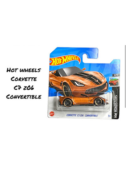 HOT WHEELS Corvette C7 206 Convertible Hot Wheels 1:64 Ölçek