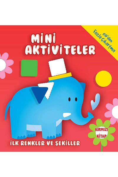 Parıltı Yayınları Mini Activities-First Colors and Shapes-(Red Book) Glow Publications Book