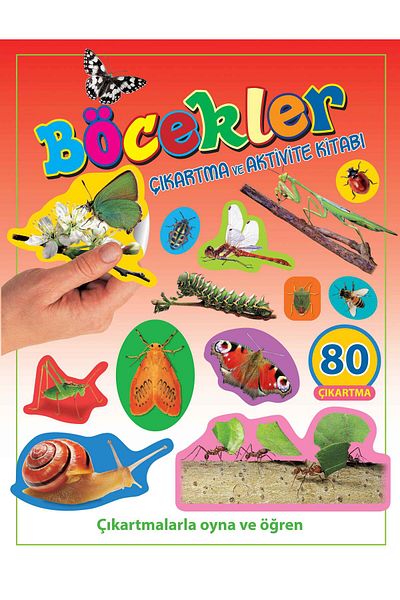 Parıltı Yayınları Insects - Stickers and Activity Book Glitter Publications Book