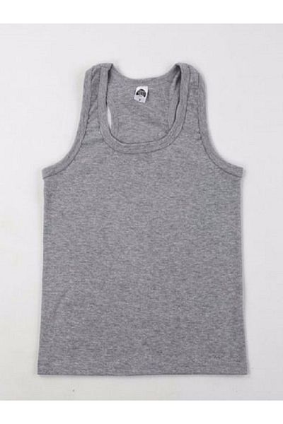 GÜMÜŞ Boy's Black 6-Pack Sports Athlete Athlete Tank Top