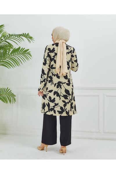 ALMİNA BURGER FABRIC TUNIC-PANTS SET
