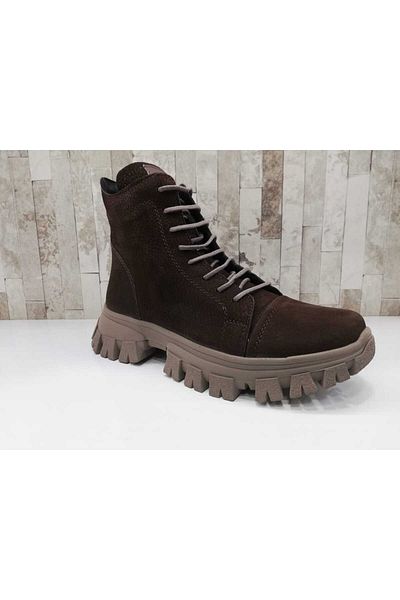 Mammamia 5185 Nubuck Δερμάτινες Γυναικείες Μπότες