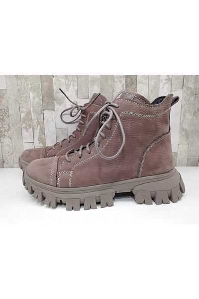 Mammamia 5185 Nubuck Δερμάτινες Γυναικείες Μπότες