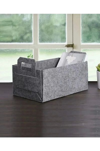 FABIOSA Thick Multi-Purpose Felt Organizer Basket