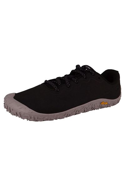 Merrell Damen Halbschuhe Wanderschuhe Vapor Eldiven 6 Deri Yalınayak J067956 Schwarz Siyah Leder mit Vibra