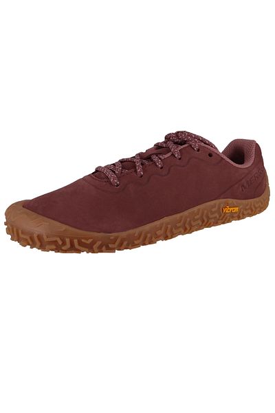 Merrell Damen Halbschuhe Wanderschuhe Vapor Eldiven 6 Deri Yalınayak J067894 Rosa Marron Leder mit Vibram®