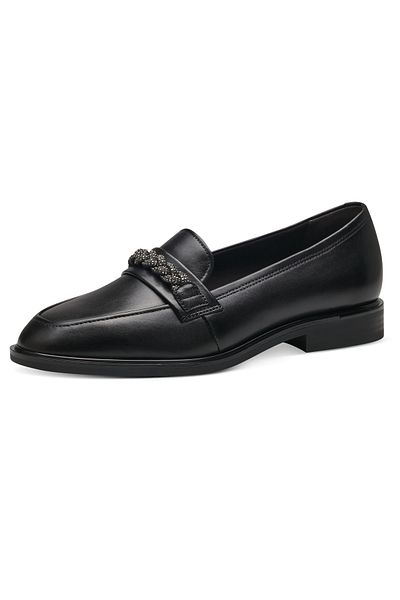 Tamaris Damen Halbschuhe Slipper 1-24208-41 Schwarz 220 Black Leder mit TOUCH-IT