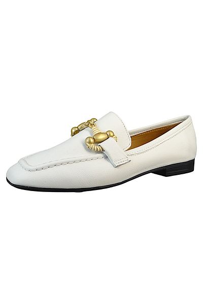Mjus Damen Halbschuhe VENTIMIGLIA Loafer T85101-0101 Weiß 6001 Latte Leder