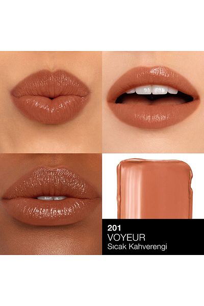 Nars AFTERGLOW SENSUAL SHINE LIPSTICK Nourishing & Glossy Finish Lipstick Shea Butter - 1.5 GR