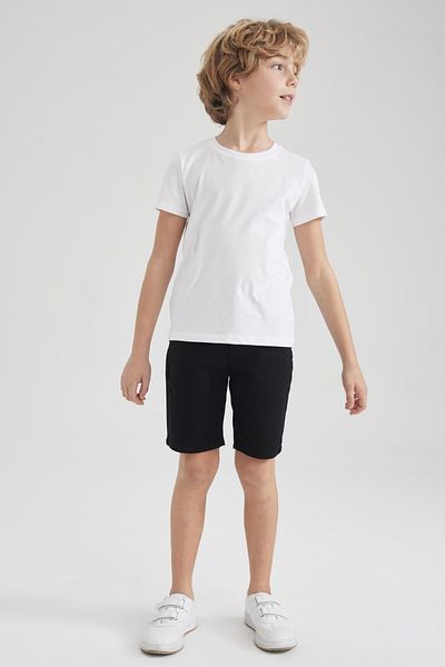 DeFacto Boy's Regular Fit Crew Neck Short Sleeve T-Shirt K1687a623sm