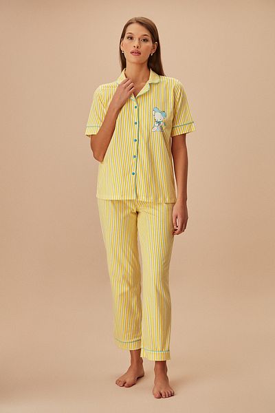 SUWEN Set pijama masculina Lulusu