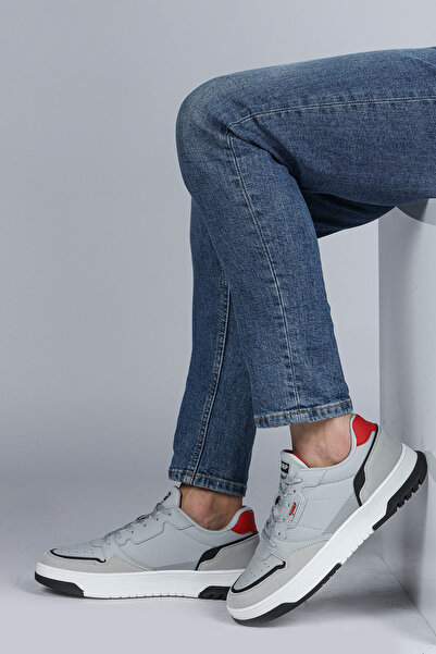 Jump 28662 Gray - Navy Blue Men's Sneaker Casual Sports Shoes