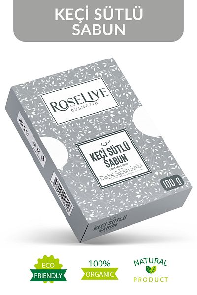 Roselive صابون حليب الماعز 100 جرام
