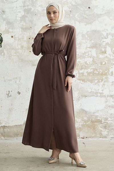 InStyle Pásová voštinová tkanina Ferace - hnědá