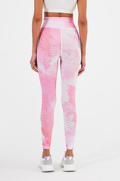Penyelux Women's ActiveElegance Yoga Performance Comfortable Fitness Sports Tights Pink