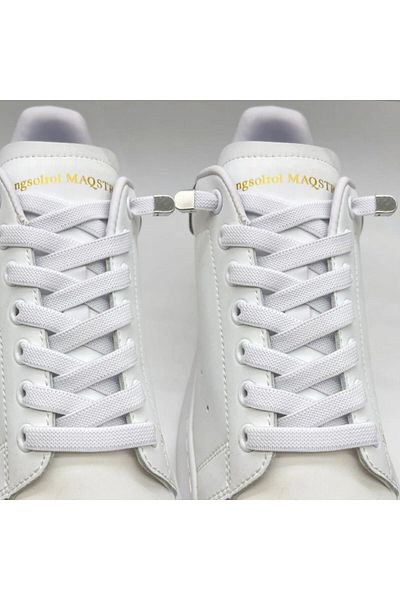 Palwin Super Practical Elastic Laces with Metal Buckle - Smart Shoelaces, 1 Pair