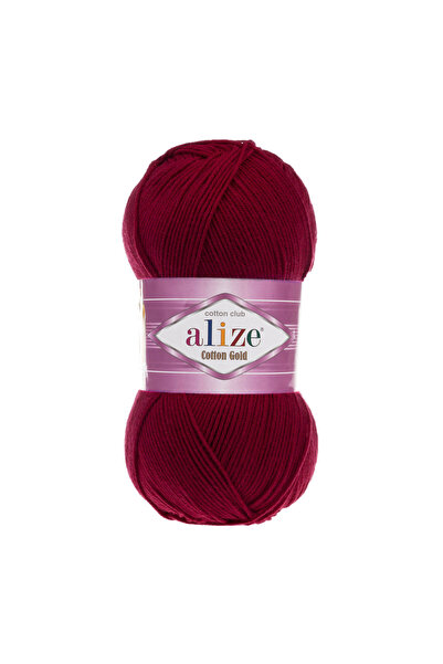 Alize 5 bucăți Alize Cotton Gold 57 Roșu Claret