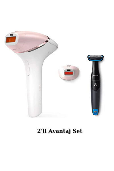 Philips Lumea Prestige BRI950 IPL Lazer Epilasyon Aleti - BG1024 Lazer Epilasyon Öncesi Tıraş Makinesi Seti