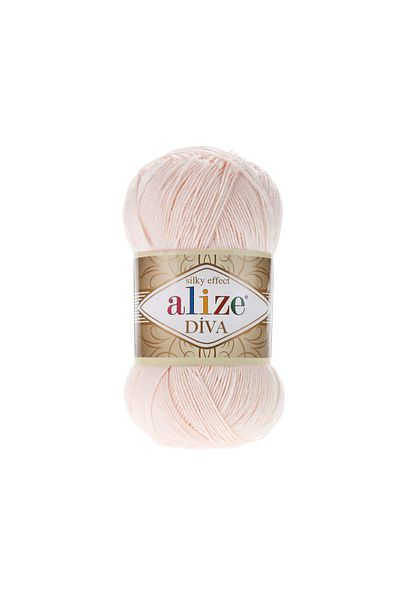 Alize 5 τεμάχια Alize Diva 382 Ανοιχτό ροδακινί