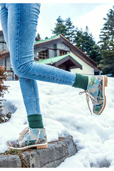 Dogo Kadın Vegan Deri Mavi Bilekte Bot - Travel Fills The Soul Tasarım