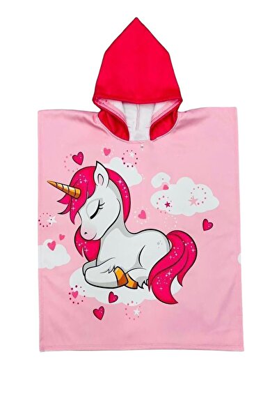 ÖYKÜ KİDS Плажна кърпа - шарено пончо с герои