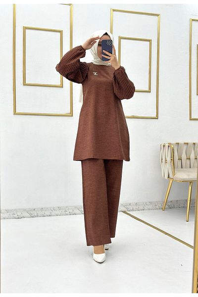 Moda Krash ARM PILISE ДЕТАЙЛ БРОШКА КОМПЛЕКТ ЛЕН