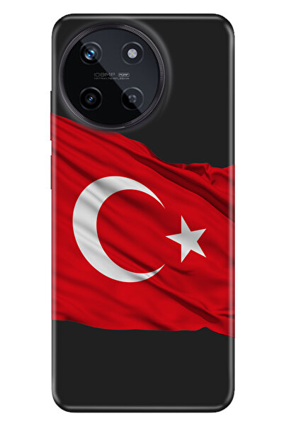 realme 11 4G Uyumlu Kılıf Resimli Baskılı Nano Silikon Al Bayrak