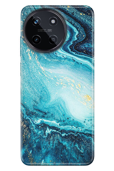 realme 11 4G Uyumlu Kılıf Resimli Baskılı Nano Silikon İşlenmiş Ametist