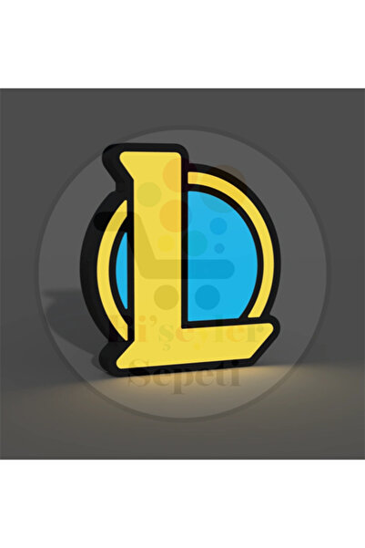 Bi'şeyler Sepeti League of Legends Led Işıklı Dekoratif Lightbox