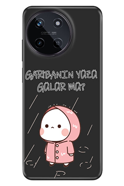 realme 11 4G Uyumlu Kılıf Resimli Baskılı Nano Silikon Garibanın Yüzü