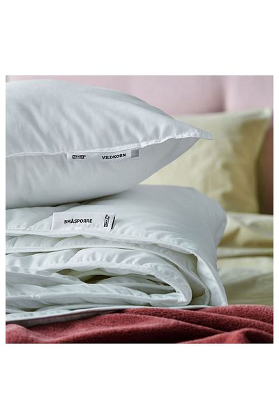 IKEA single comforter, white, 150x200 cm, light warm