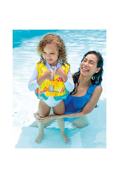 Intex Fish Patterned Children's Sea Vest, Children's Sea Vest 41x30 cm (3-5 Years)