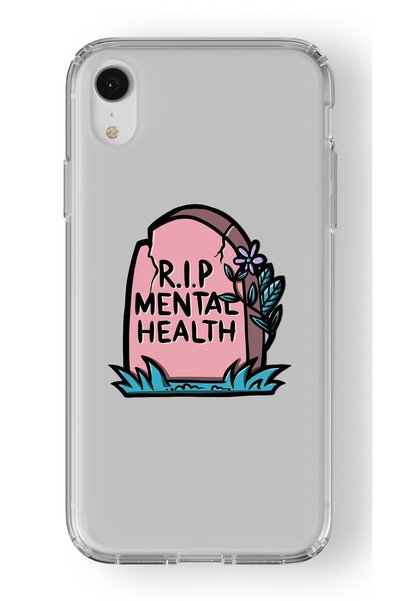 Multitronic iPhone Xr Compatible Rip Mental Health Design Printed Transparent...