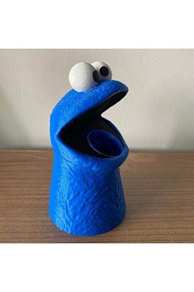 huni Kurabiye Canavarı Apple Watch Stand Uyumlu El Boyaması Figür - Sevimli Canavar Akıllı Saat Standı