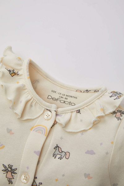 DeFacto Baby Girl Ecru Jumpsuit - B9657a5/er233