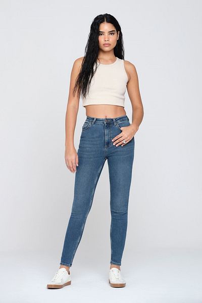 Pantamo Jeans Pantaloni Jean de damă Blue Skinny