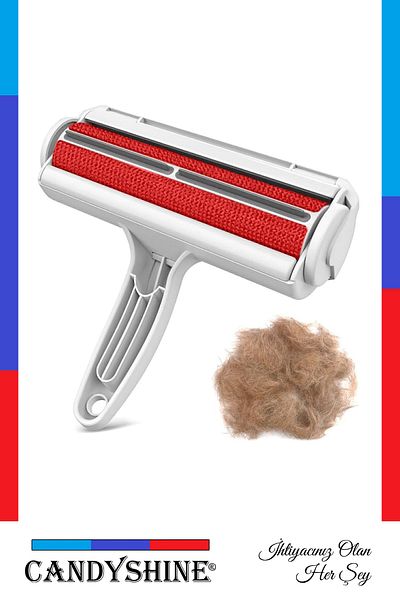 CandyShine Cat Dog Pet Sweater Clothes Clothes Carpet Bedding Feather Cleaner Bristle Dust Collector with Hopper