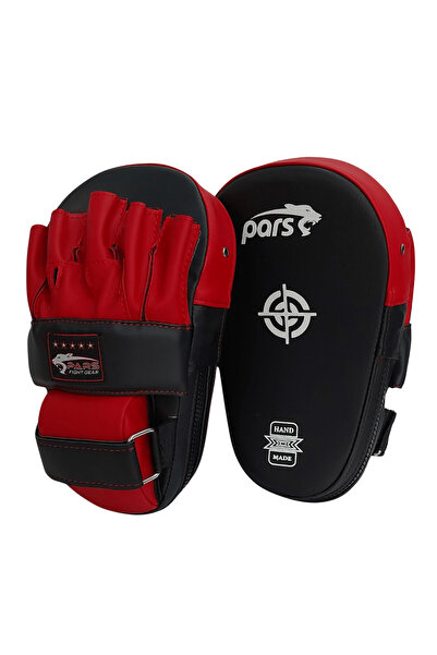 Pars Suni Deri Kick Boks ve Muay Thai El Lapası Ellik Kırmızı-Siyah